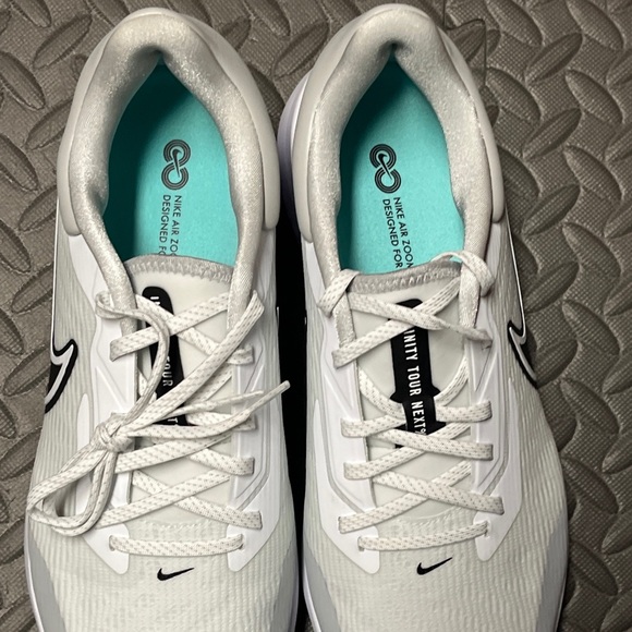 Nike Air Zoom Infinity Tour NEXT% Golf - DC5221 105 - White / Grey Fog - Picture 7 of 11